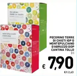 Spazio Conad Pecorino terre di chieti igp o montepulciano d'abruzzo dop CANTINA TOLLO offerta