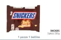 Spazio Conad Snickers 3 pezzi offerta