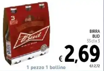 Spazio Conad Birra BUD offerta