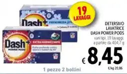 Spazio Conad Detersivo lavatrice dash power pods offerta