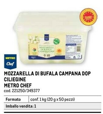 Metro Mozzarella di bufala offerta