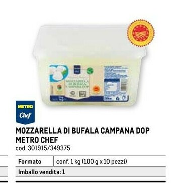 Metro Mozzarella di bufala offerta