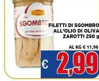 Filetti di sgombro