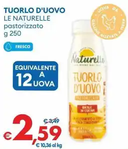MD Discount Tuorlo d'uovo le naturelle pastorizzato offerta
