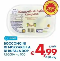 MD Discount Bocconcini di mozzarella di bufala dop REGGIA offerta