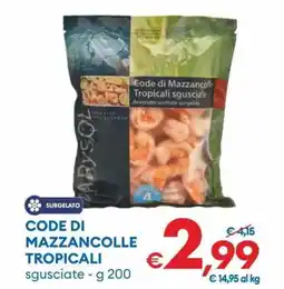 MD Discount Code di mazzancolle tropicali sgusciate offerta