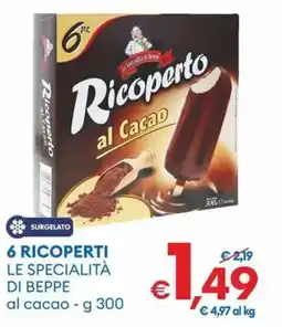 MD Discount 6 ricoperti le specialità di beppe al cacao offerta