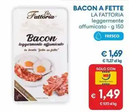 MD Discount Bacon a fette la fattoria leggermente affumicato offerta