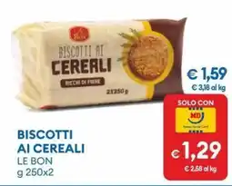MD Discount Biscotti al cereali LE BON offerta