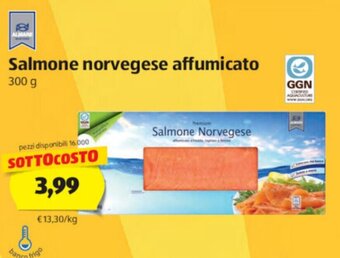 ALDI Almare Salmone Norvegese Affumicato 300 g offerta
