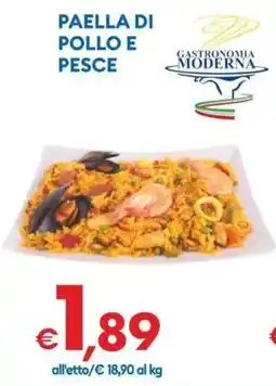 MD Discount Paella di pollo e pesce offerta