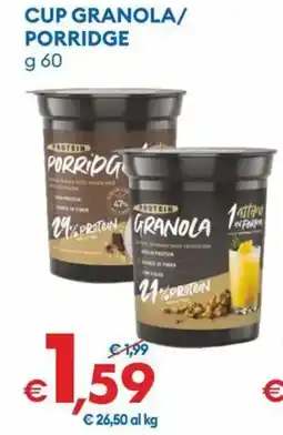 MD Discount Cup granola/ porridge offerta
