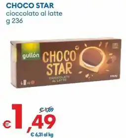 MD Discount Gullón choco star cioccolato al latte offerta