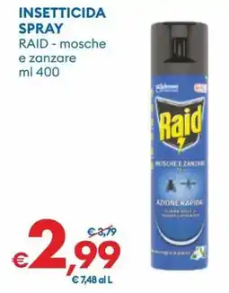 MD Discount Insetticida spray raid mosche e zanzare offerta