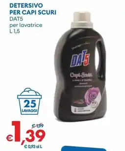 MD Discount Detersivo per capi scuri dat5 per lavatrice offerta