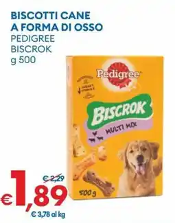 MD Discount Biscotti cane a forma di osso pedigree biscrok offerta