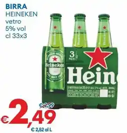 MD Discount Birra heineken vetro 5% vol offerta