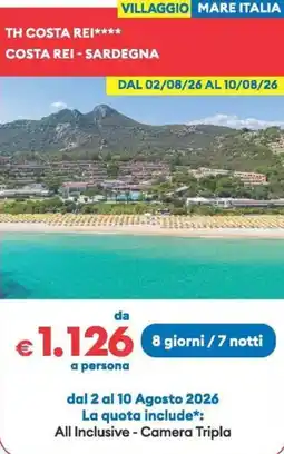 MD Discount Th costa rei costa rei - sardegna offerta