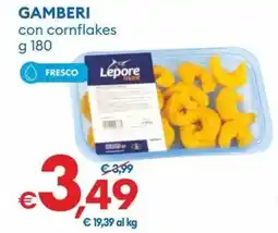 MD Discount Lepore gamberi con cornflakes offerta
