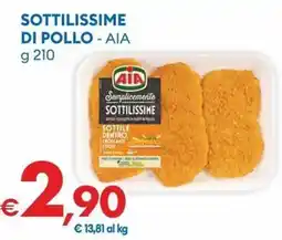 MD Discount Sottilissime di pollo AIA offerta