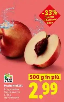 Lidl Pesche Noci XXL offerta