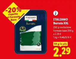 Lidl Italiano Burrata XXL offerta