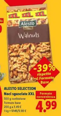 Lidl Alesto Selection Noci sgusciate XXL offerta