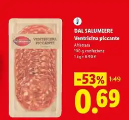 Lidl Dal Salumiere Ventricina piccante offerta