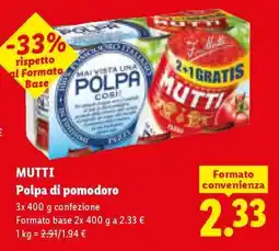 Lidl MUTTI offerta