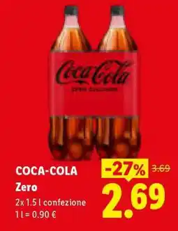 Lidl Coca Cola Zero offerta