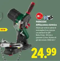 Lidl PARKSIDE Affilacatene elettrico offerta