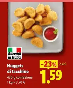 Lidl Nuggets di tacchino offerta