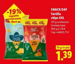 Lidl Snack Day Tortilla Chips XXL offerta