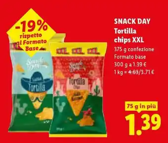 Lidl Snack Day Tortilla Chips XXL offerta