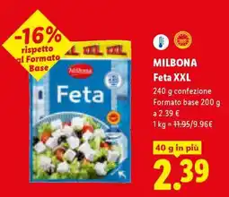 Lidl Milbona Feta XXL offerta