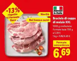 Lidl Braciole di coppa di maiale XXL offerta