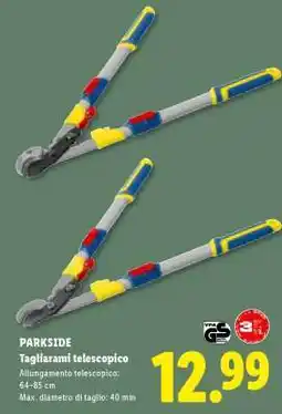 Lidl PARKSIDE Tagliarami telescopico offerta