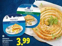 Lidl ERIDANOUS Chiocciola di pasta fillo ripiena offerta