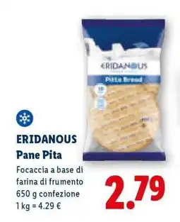 Lidl Eridanous Pane Pita offerta