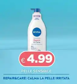 Acqua & Sapone Nivea Crema Corpo Repair & Care offerta