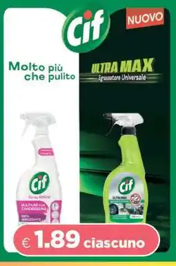 Acqua & Sapone Cif Ultra Max offerta