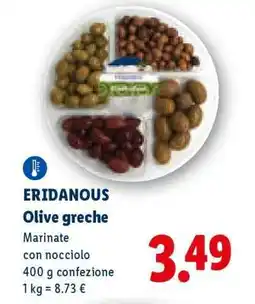 Lidl ERIDANOUS Olive greche offerta