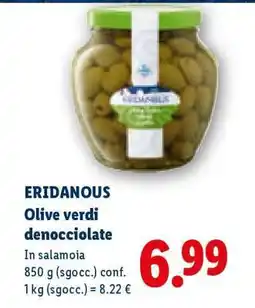 Lidl Eridanous Olive verdi denocciolate offerta