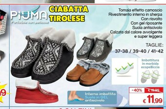 Satur Pantofole offerta