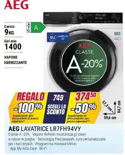 Trony AEG LAVATRICE LR7FH94VY offerta