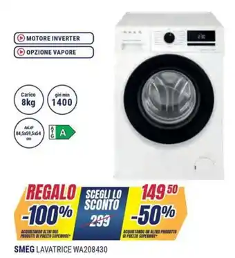 SMEG LAVATRICE WA208430