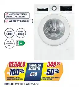 Sinergy BOSCH LAVATRICE WGG254Z6II offerta