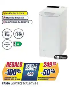 Sinergy CANDY LAVATRICE TCA284TM5-S offerta