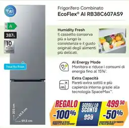 Sinergy SAMSUNG Frigorifero Combinato EcoFlex Al RB38C607AS9 offerta