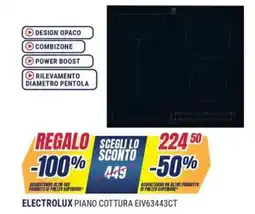 Sinergy ELECTROLUX PIANO COTTURA EIV63443CT offerta